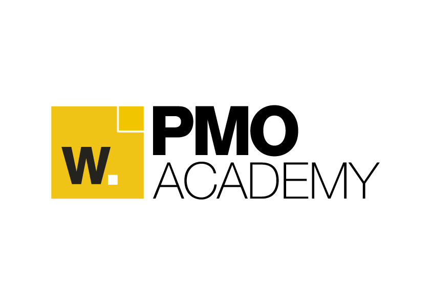 PMO Training Academy Black & Yellow Transparent Logo
