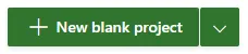 New Blank Project in Microsoft Project Home