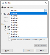 Ms Project Baseline Microsoft Project Baselines: How to Set and Track Plans