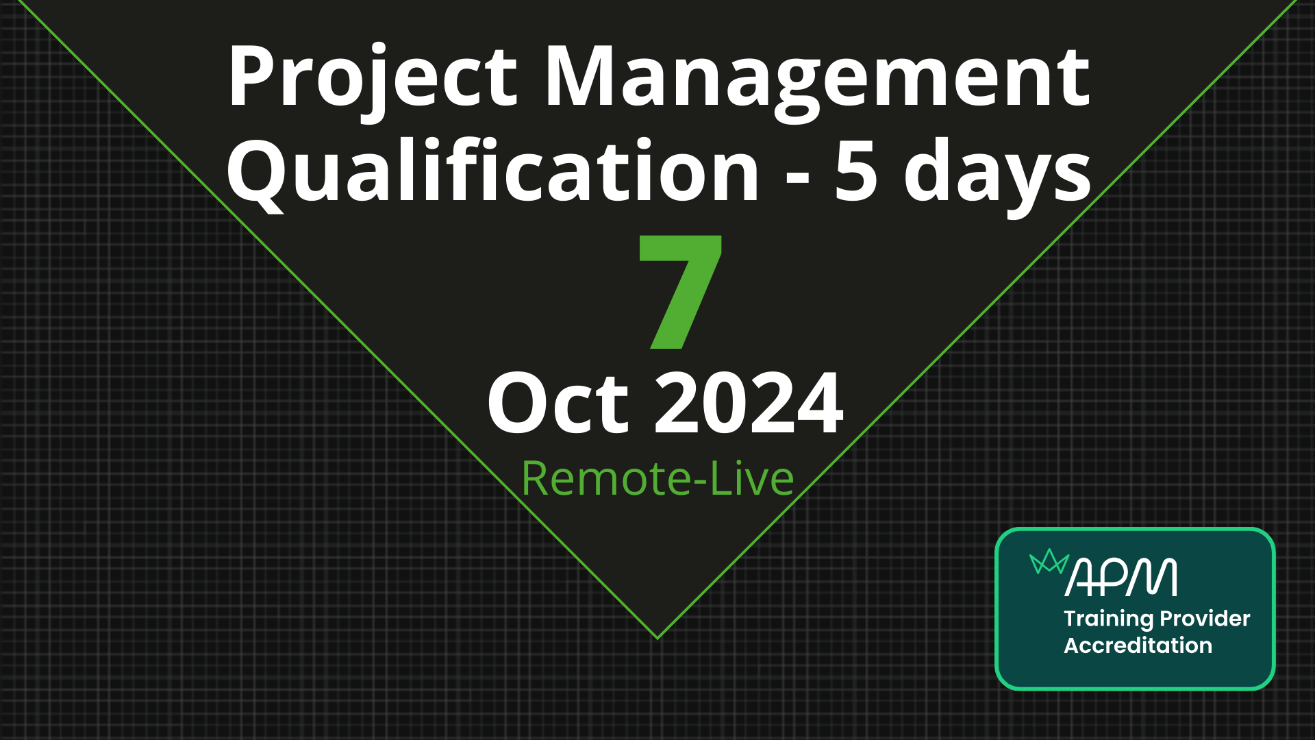 APM PMQ Project Management Qualification Training Course - Oct 2024