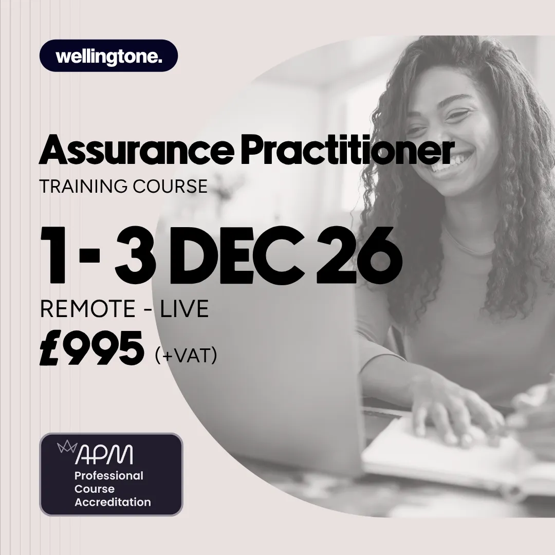 APM Accredited Assurance Practitioner Training Course December 2026
