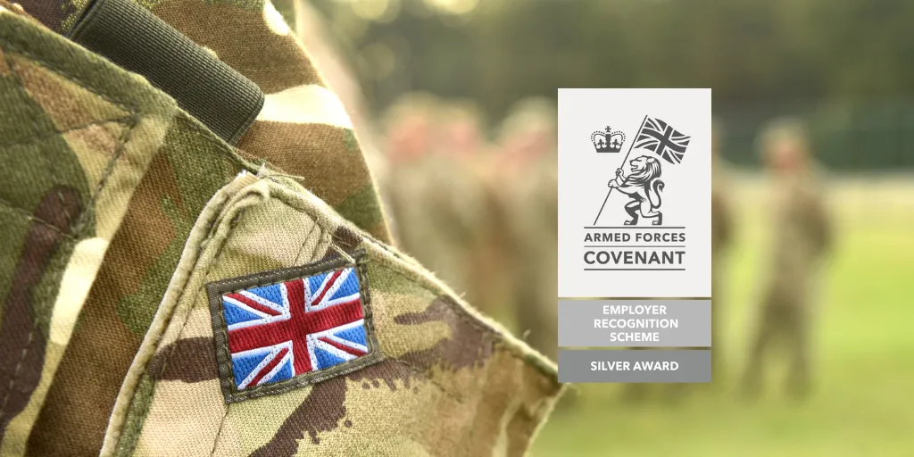 Wellingtone Awarded Silver in the Defence Employer Recognition Scheme