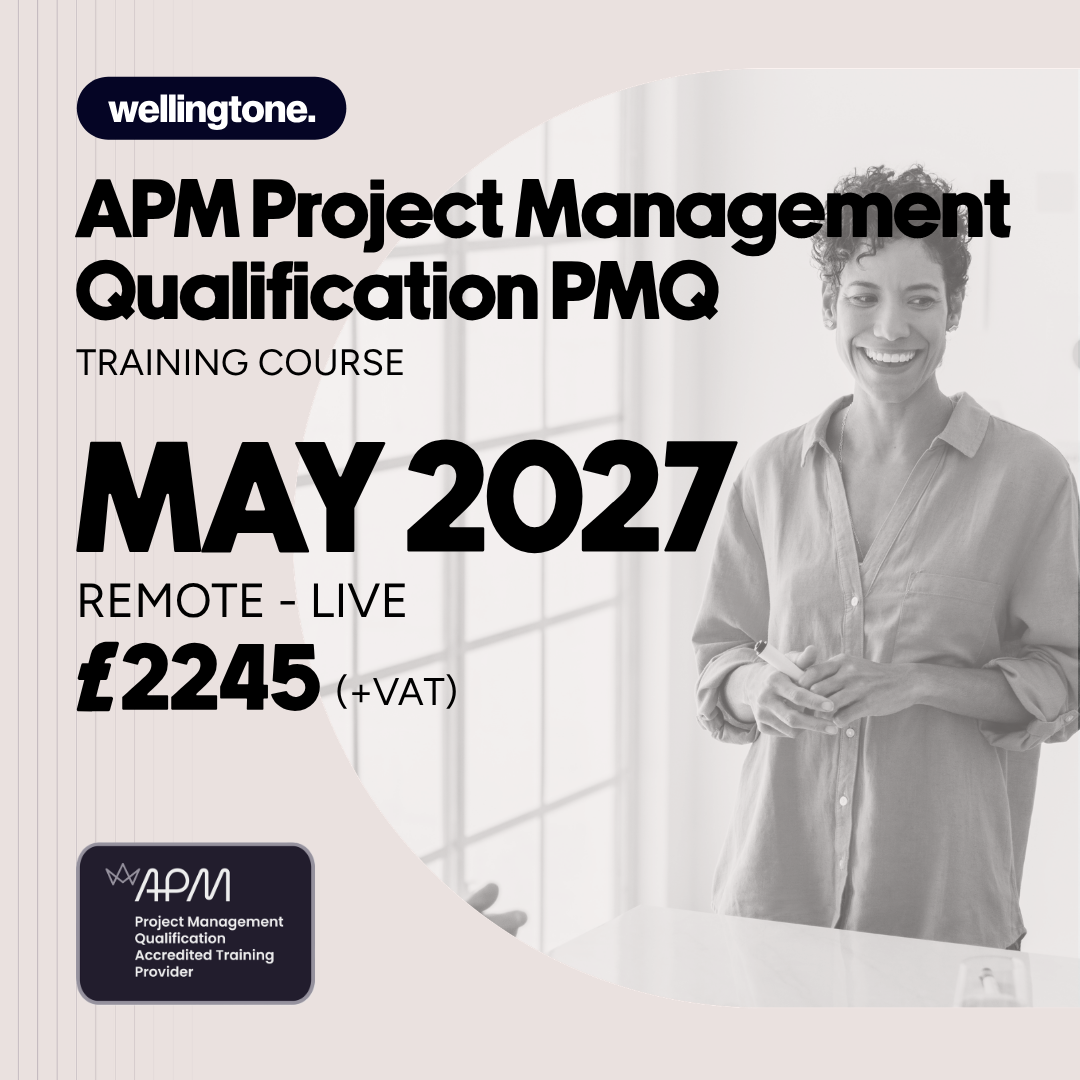 APM Project Management Qualification PMQ May 2027