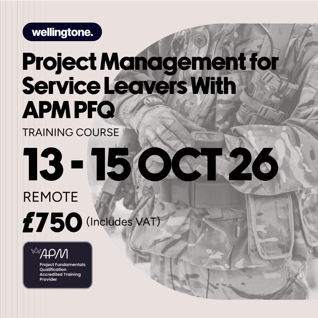 Military Project Management for Service Leavers Training Course With APM PFQ October 2026