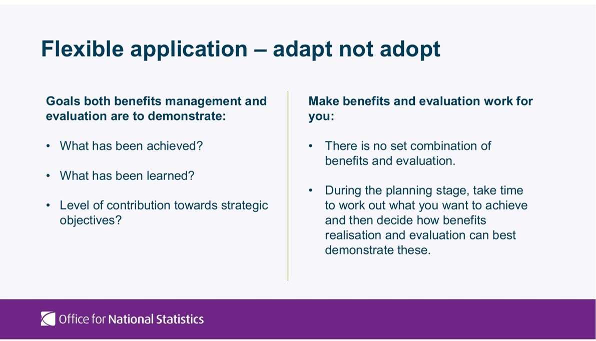 Flexible application - adapt not adopt