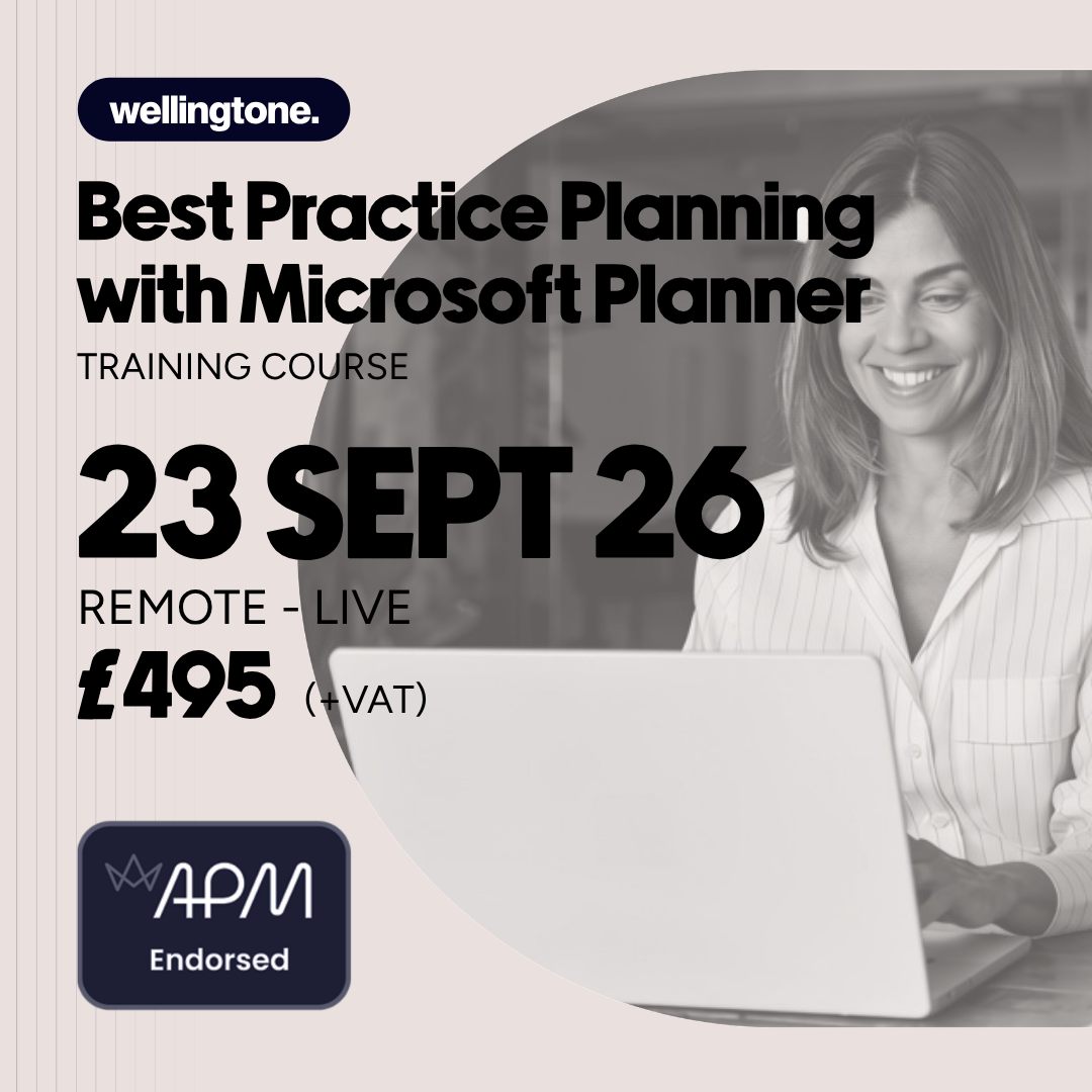 Best Practice Planning with Microsoft Planner September 2026 Training Course
